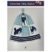 Crochet Top Hand Towel / Tea Towel - Blue Roosters Crochet Top Hand Towel / Tea Towel - Blue Roosters